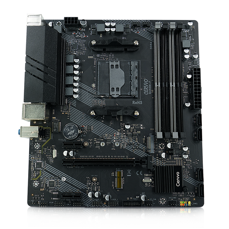 AMD B450M F AM4 DDR4 USB3.2 B450 Desktop Motherboard