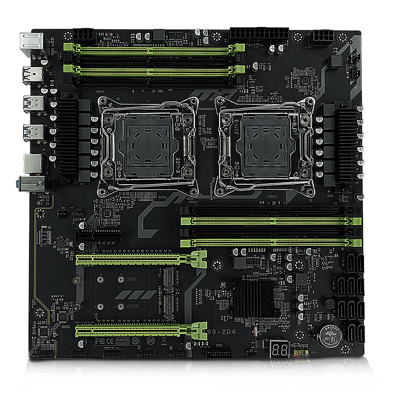 X99 2D4 V1.0 Intel Xeon E5 LGA2011 V3 C612 Desktop Motherboard 